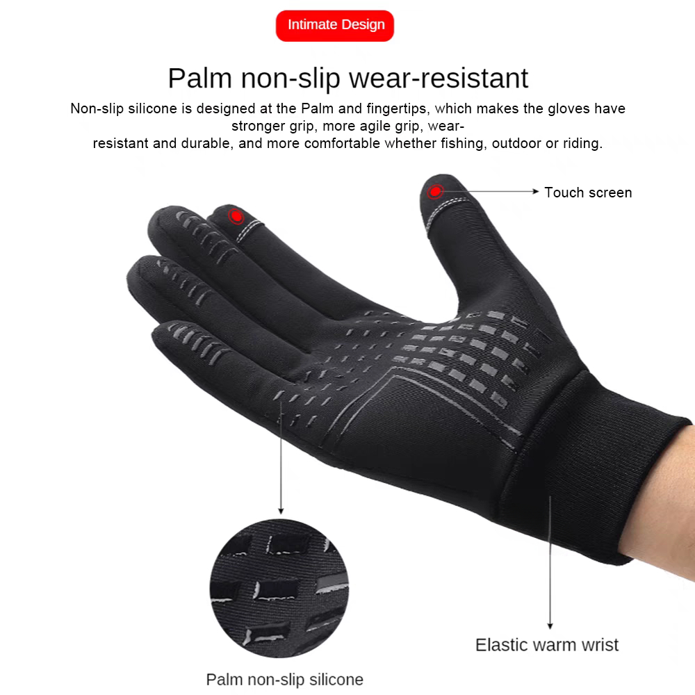 Autumn Winter Men Women Gloves - Waterproof Mitten Ski 评论和价格
