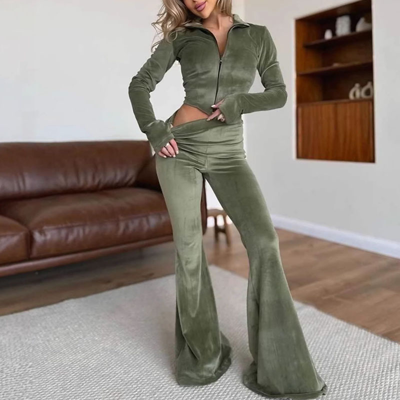 Autumn Winter Soft Velour Ladi - Winter Clothing Vintage 评论和价格