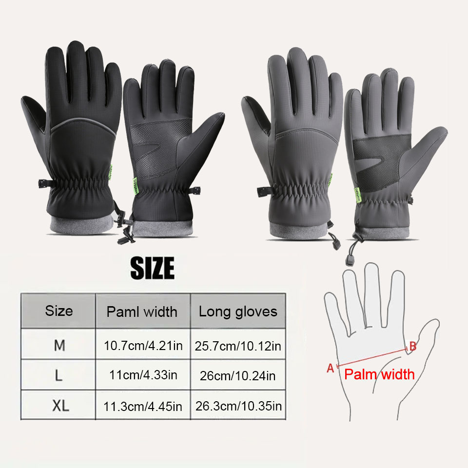 GTUBIKE Winter Waterproof Cycl - Waterproof Mitten Ski 评论和价格