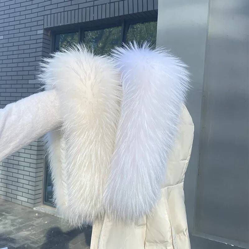 Raccoon Fur Collars For Jacket - Winter Clothing Deals 评论和价格