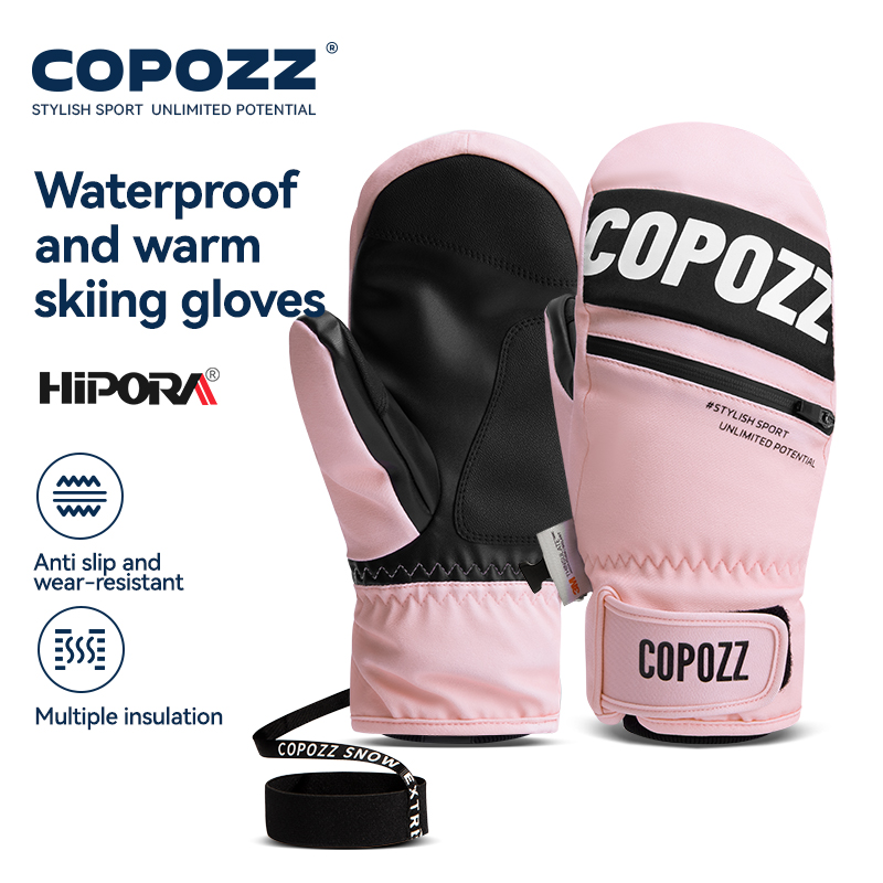 COPOZZ 3M Thinsulate Ski Glove - Waterproof Mitten Ski 评论和价格