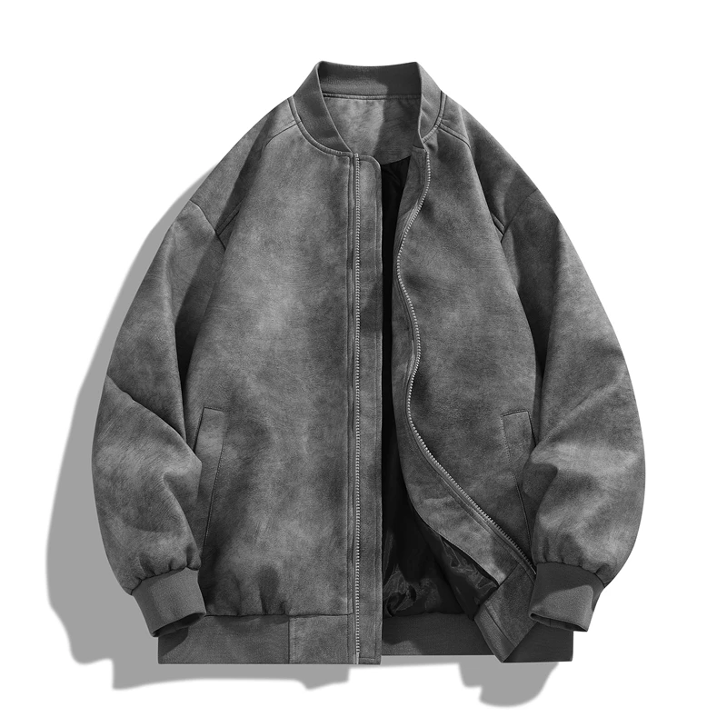 Autumn New High Quality Retro  - Quality Winter Clothing Bomber Jacket 评论和价格