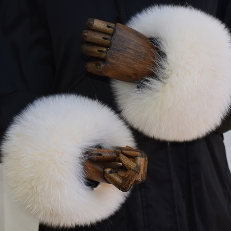 Fox Fur Cuffs For Women Whole  - Winter Clothing Deals 评论和价格
