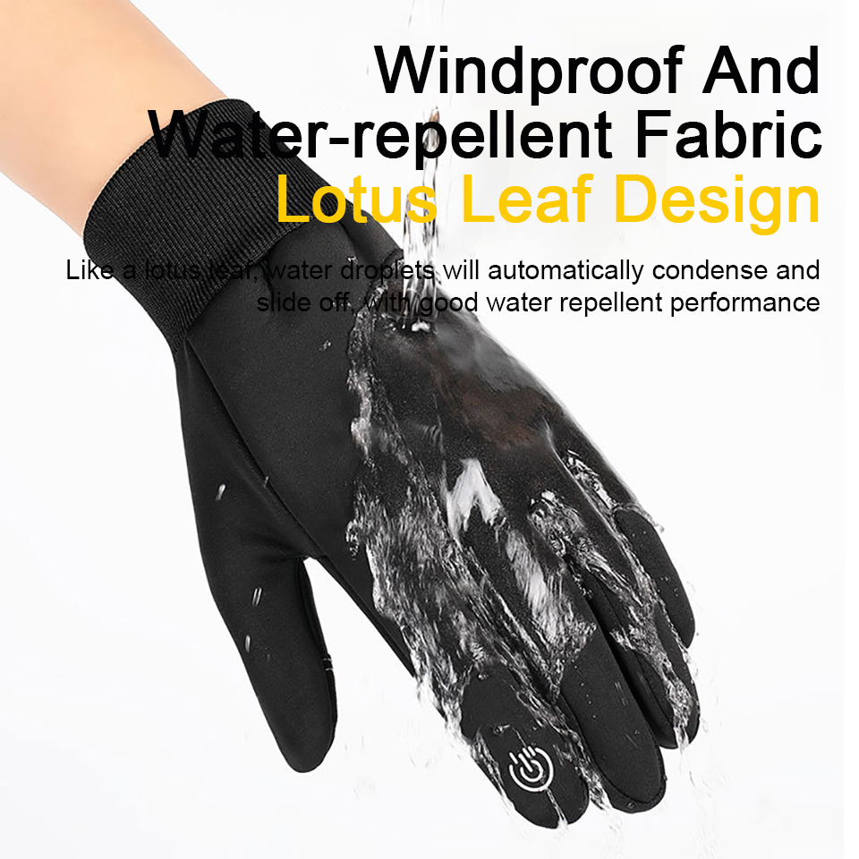 GTUBIKE Autumn Winter Men Wome - Waterproof Mitten Ski 评论和价格