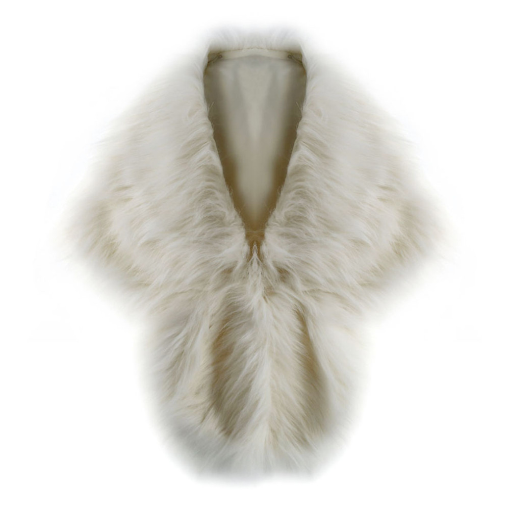 Solid Color Faux Fur Long Plus - Winter Clothing Deals 评论和价格