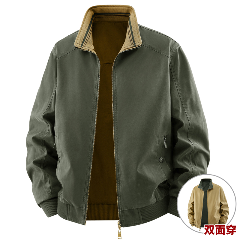 High Quality Reversible Jacket - Quality Winter Clothing Bomber Jacket 评论和价格