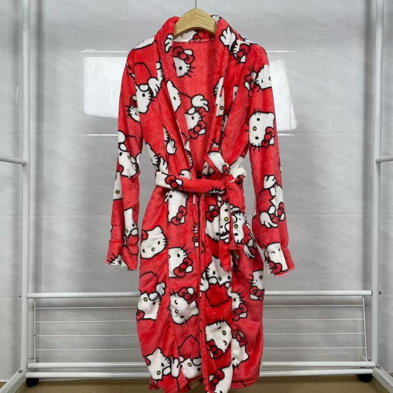 Nightgown Hello Kitty New Autu - Winter Clothing For 评论和价格