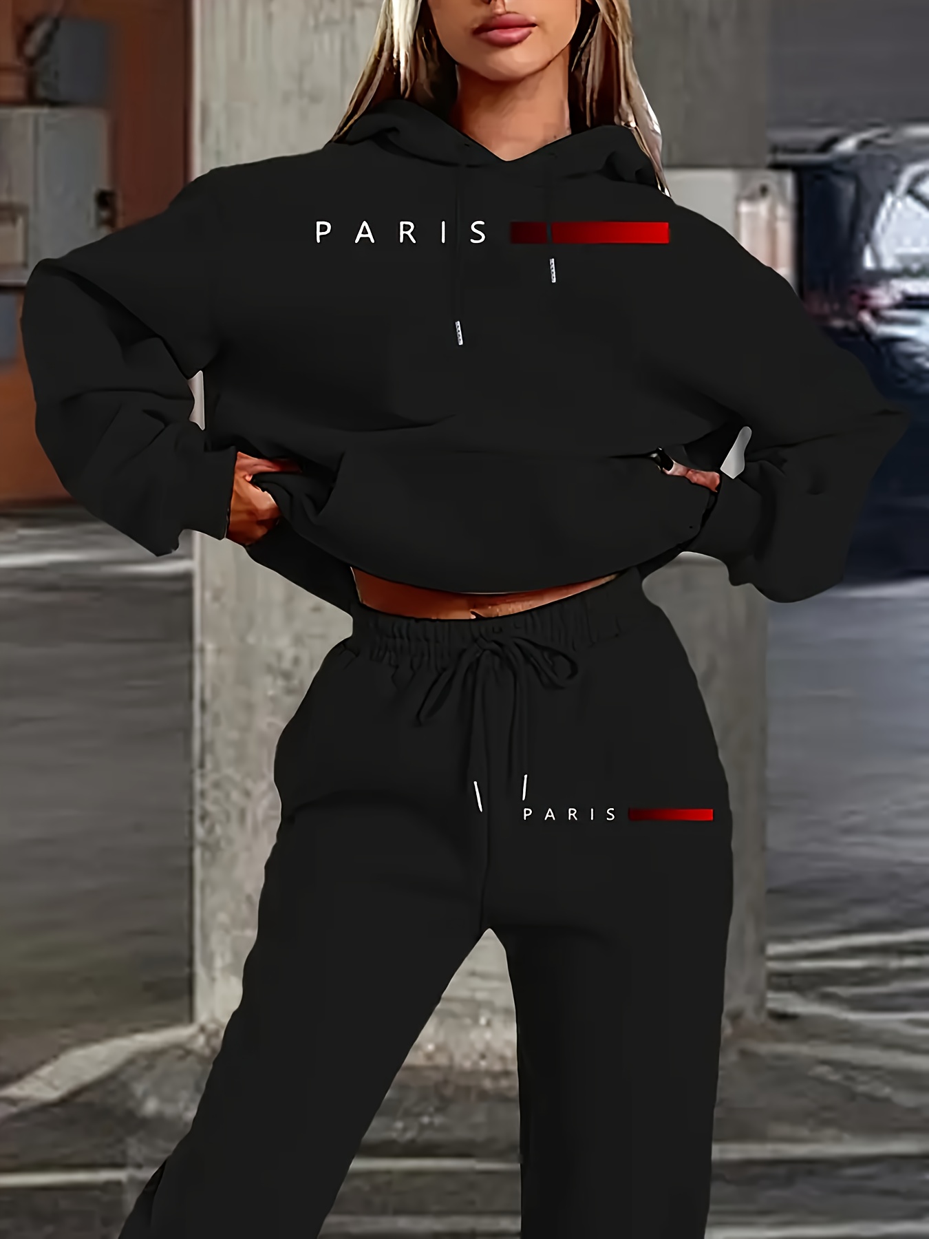 New Women's Sets Hoodie and Pa - Winter Clothing For 评论和价格