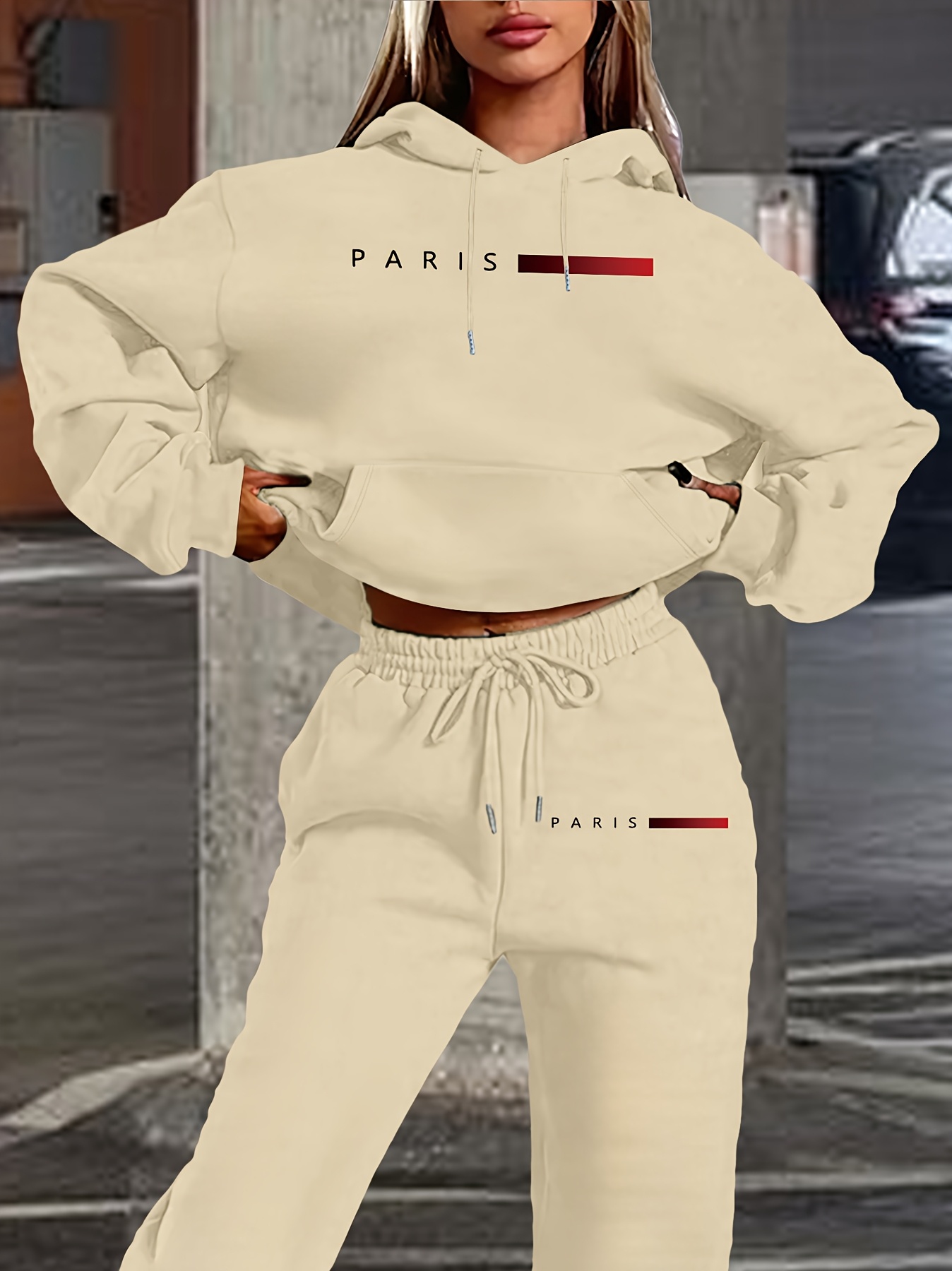 New Women's Sets Hoodie and Pa - Winter Clothing For 评论和价格