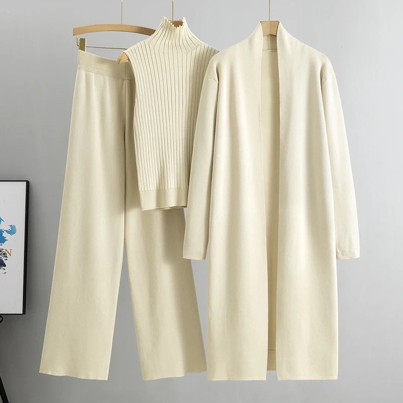 Spring Autumn 3 Piece Women Ca - Winter Clothing Vintage 评论和价格