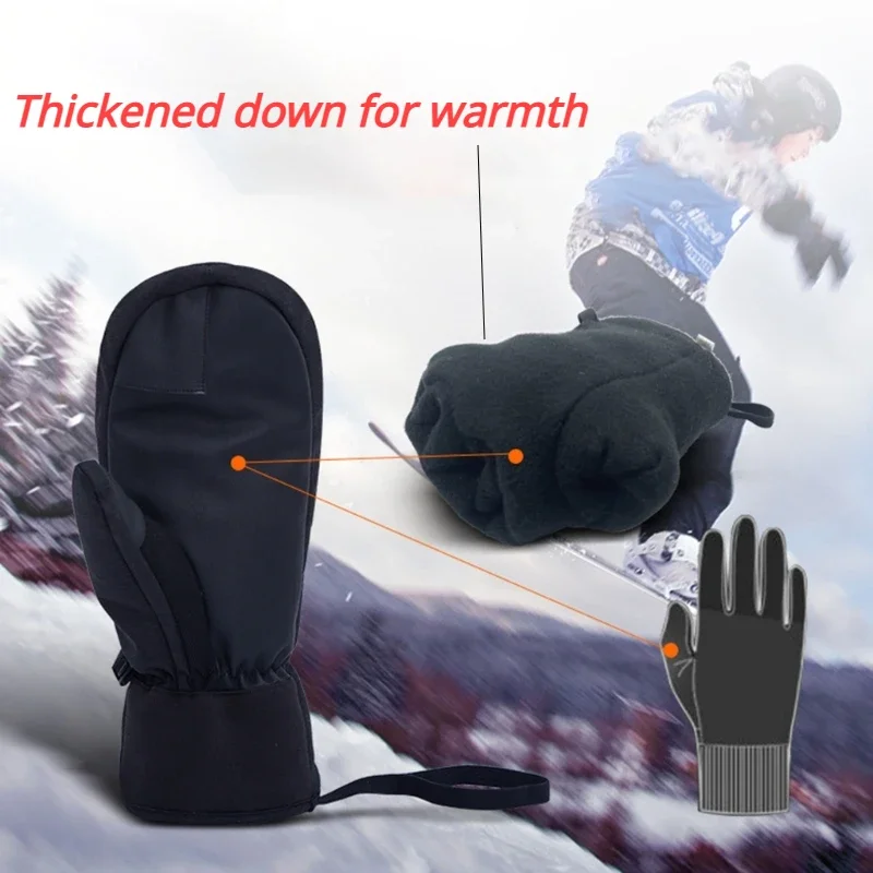 Winter Ski Gloves Waterproof T - Waterproof Mitten Ski 评论和价格