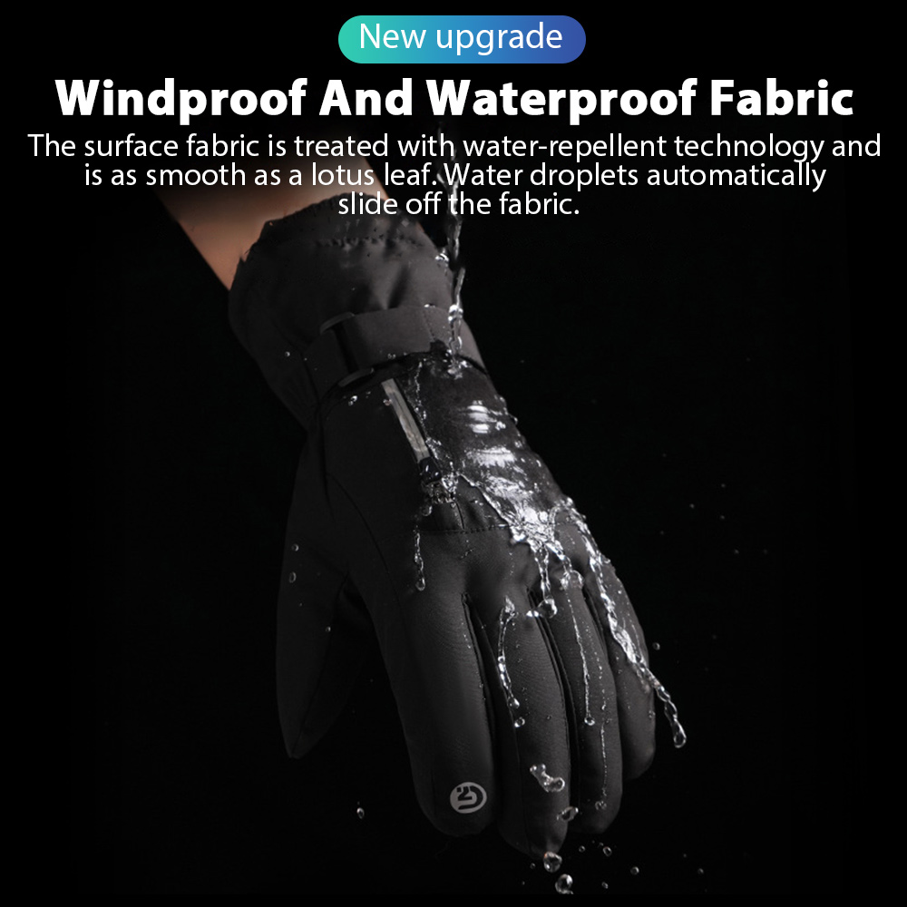Men Winter Waterproof Cycling  - Waterproof Mitten Ski 评论和价格