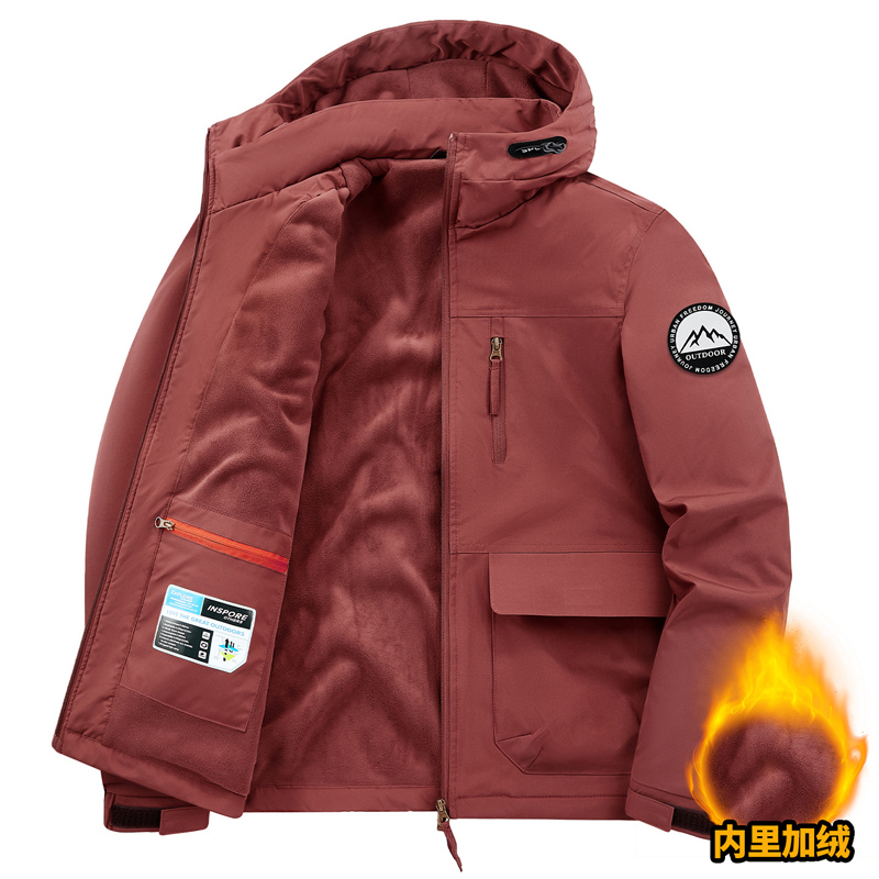 Thick Warm Multi Pocket Winter - Quality Winter Clothing Bomber Jacket 评论和价格
