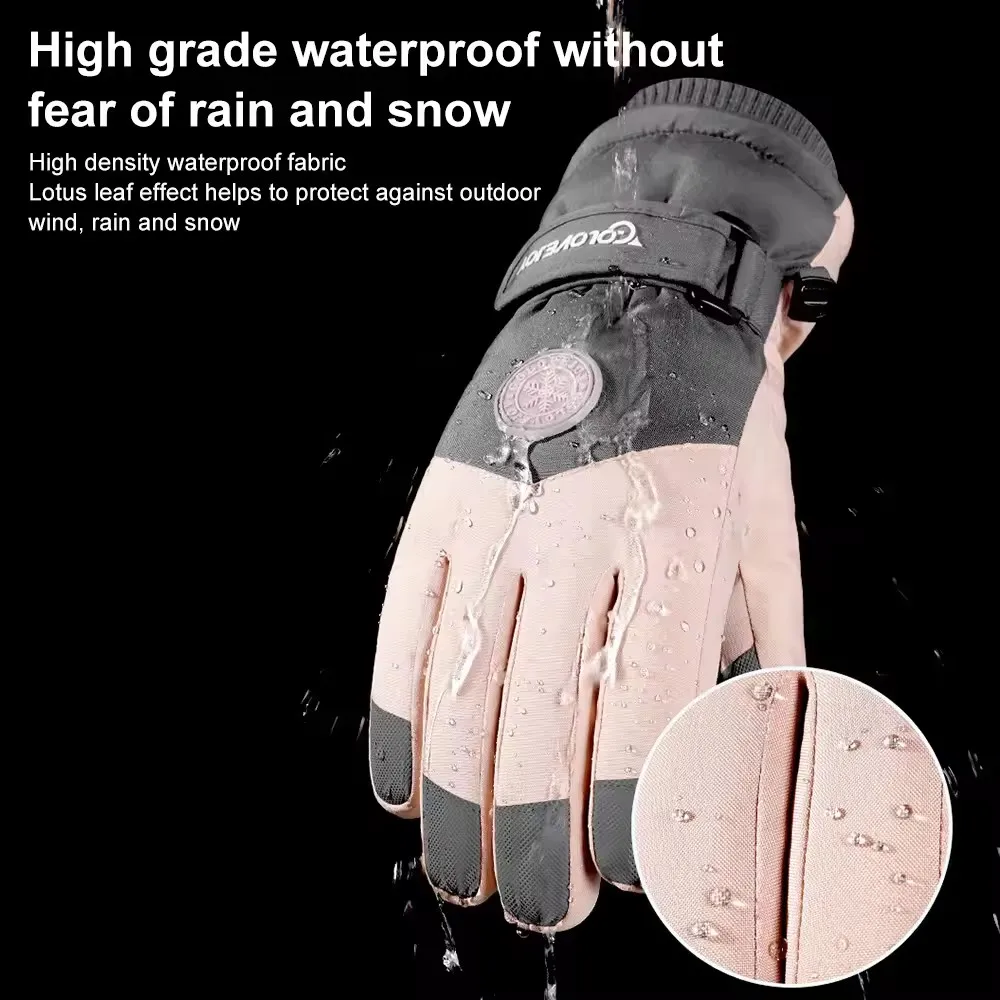 Waterproof Ski Gloves Women Wi - Waterproof Mitten Ski 评论和价格