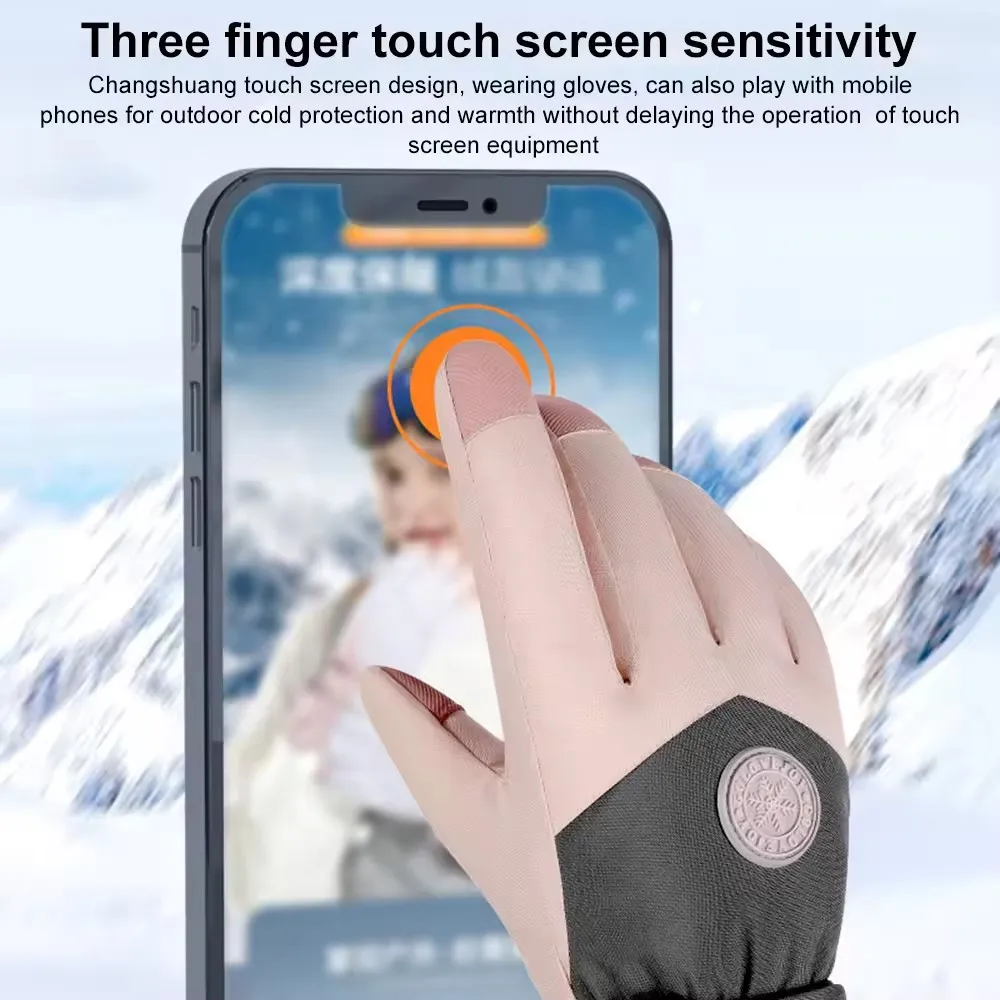 Waterproof Ski Gloves Women Wi - Waterproof Mitten Ski 评论和价格