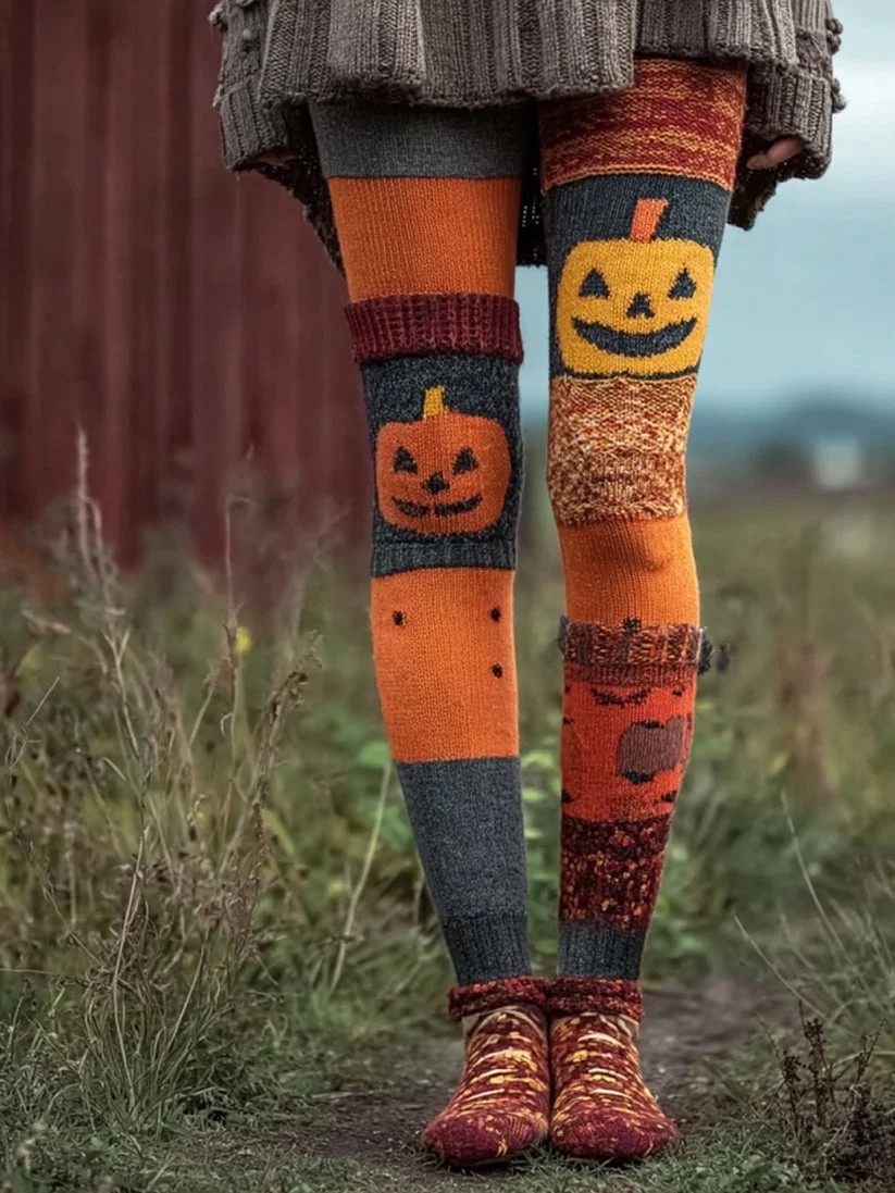 Women Halloween Skeleton Print - Winter Yoga Clothing 评论和价格
