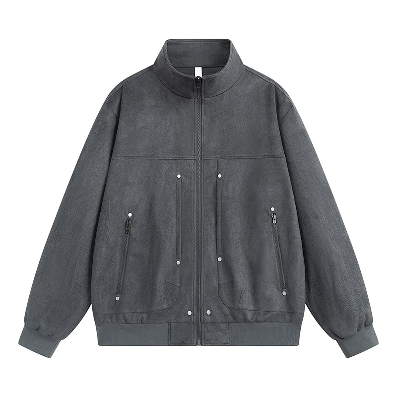 Luxury High Quality Stand Coll - Quality Winter Clothing Bomber Jacket 评论和价格