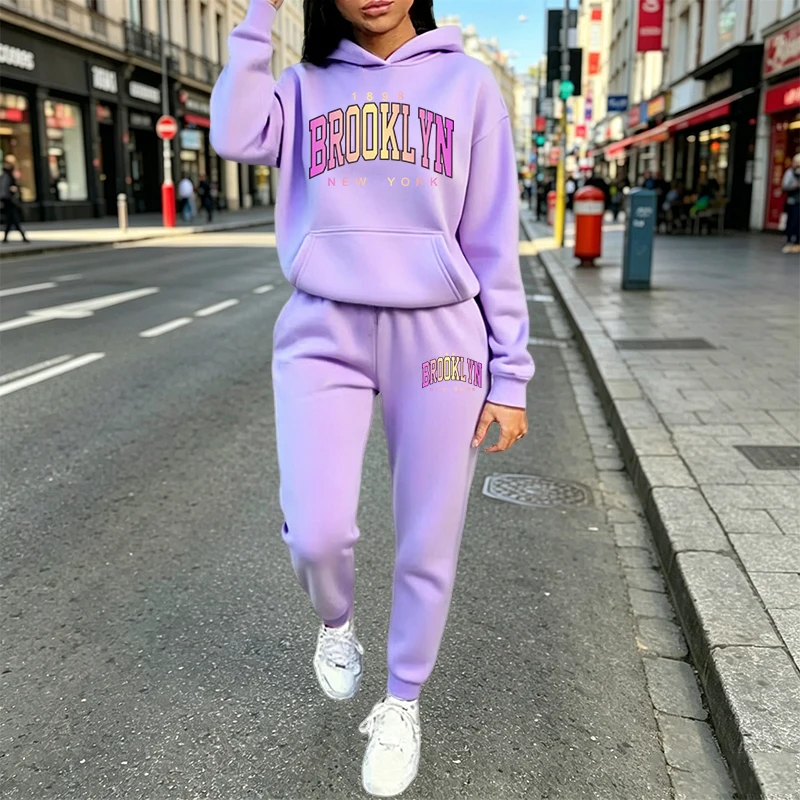 Casual Women's Outfits Print H - Winter Clothing For 评论和价格