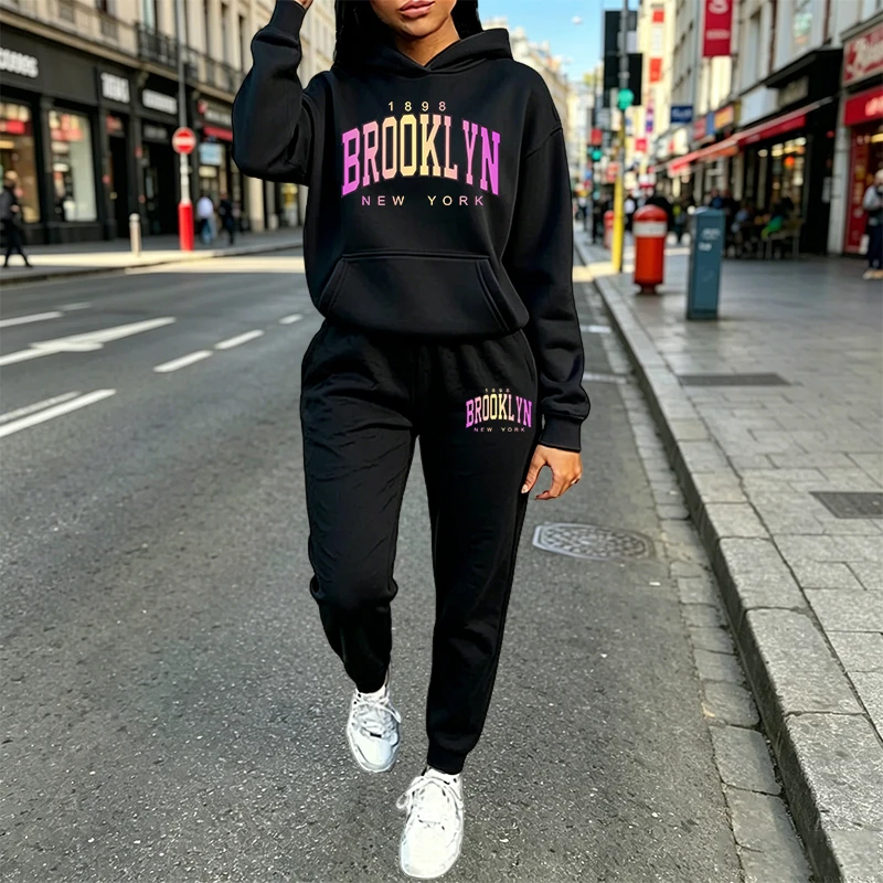 Casual Women's Outfits Print H - Winter Clothing For 评论和价格