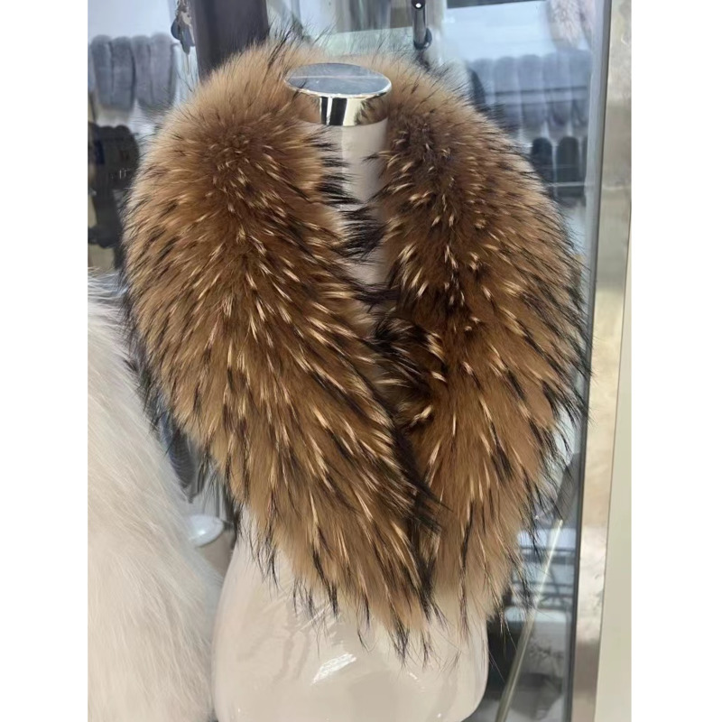 Raccoon Fur Collar Female Wint - Winter Clothing Deals 评论和价格